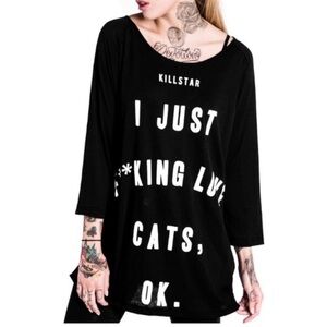 Killstar Love Cats Shirt